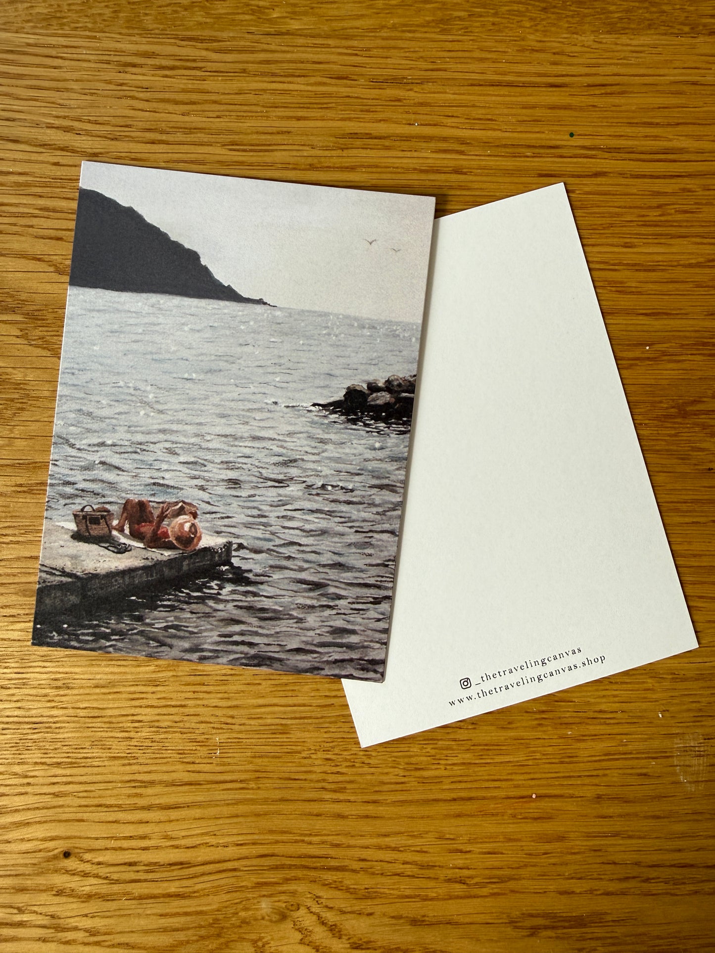 Low Tides and Long Chapters - Greeting Card